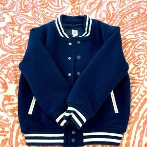 Gap, toddler boy, navy blue, size 5, bomber jacket